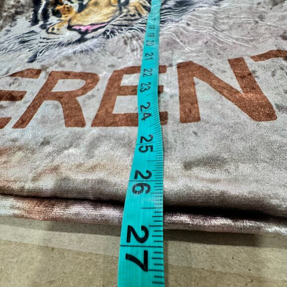 Womans Medium Velvet Tiger Shirt Medium Velour - Picture 7 of 12